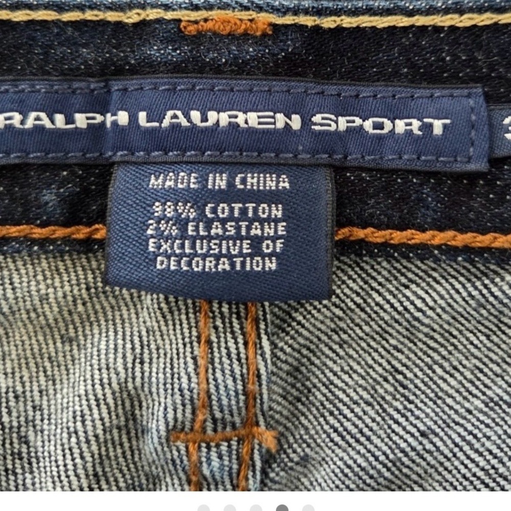 Ralph Lauren Blue Label Thompson 650 Embroidered Challenge Cup Jeans Women Sz 30 - Picture 5 of 5